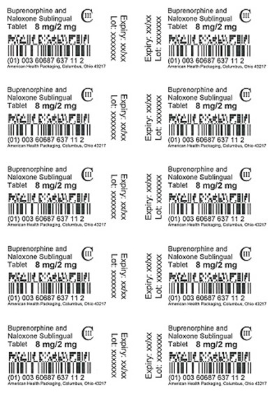 8 mg/2 mg Buprenorphine And Naloxone Sublingual Tablet Blister (8 mg 2 mg Blister)